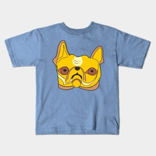 French Bulldog face Kids T-Shirt